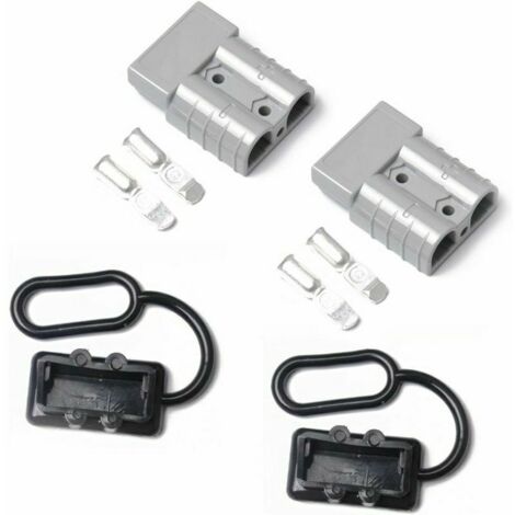 Prise de connecteur de Puissance de Style de 2Pcs 50A 600V Anderson pour la remorque de treuil de rétablissement (1/5)
