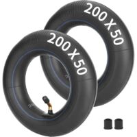 1PZ F3I-205 Chambre à air 200x50mm 8 pouces pour scooter électrique trottinette remplacement pour Razor E100 E150 E200 Dune Buggy Schwinn Mongoose Bladeze ePunk, Chambre à air 8" avec valve coudée 90°