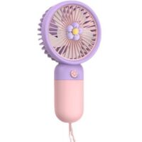 Ventilateur de poche personnel Ventilateur rechargeable portable Petit ventilateur de refroidissement Ventilateur portatif à piles avec petite fleur pour filles, garçons, ,femmes, hommes 157.85.