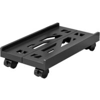 Support PC Universel Support Réglable pour Ordinateur Support Mobile pour PC avec 4 roulettes, Support CPU pour Tour de Bureau, PC de Jeu