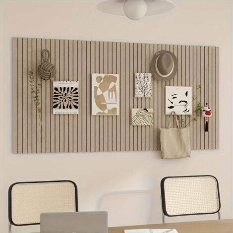Grande bacheca decorativa in feltro, 60 x 40 cm, pieghevole, ideale per esporre foto, decorare pareti, a scuola, a casa, in cucina o in ufficio, oppure per creare una bacheca visiva (1/5)