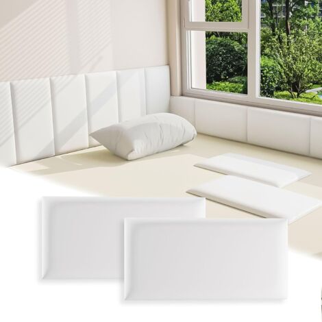 Set di 4 adesivi murali anticollisione per schienali, 30 x 60 cm, per uso interno (1/5)