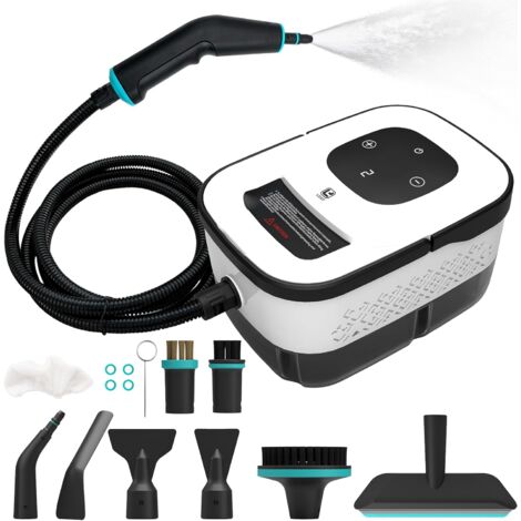 Pulitore a vapore ad alta pressione da 2500 W, 6 velocità, Pulitore a vapore multifunzionale per la rimozione di macchie e la sterilizzazione