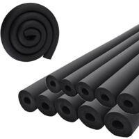 Feuerhemmender & UV-schützender Isolierschlauch – 10er-Set, 22 mm Innendurchmesser, 1,8 m Länge, 9 mm Wandstärke
