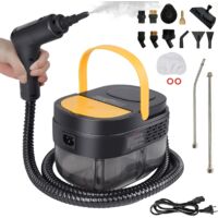 Wielofunkcyjny odkurzacz parowy o mocy 2500 W z 14 akcesoriami, 3 ustawieniami prędkości, wysoką temperaturą i wysokim ciśnieniem, do samochodu, okien i kuchni.