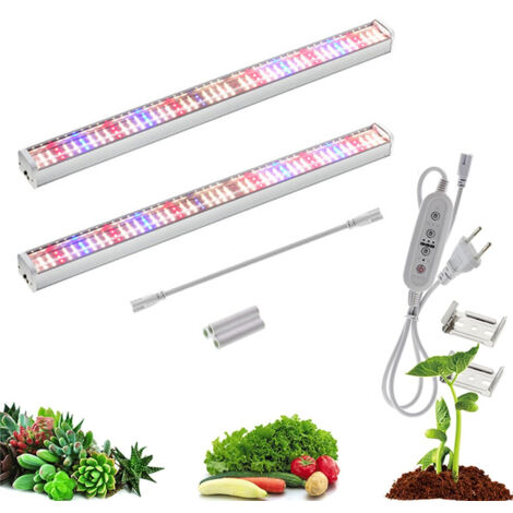 LED Pflanzenwachstumslicht Full Spectrum 2er Set – Sunshine Grow Light für Pflanzen, Gemüse und Blumen (1/5)