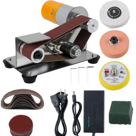 Mini Bandschleifer 3-in-1 – Elektrische Schleifmaschine mit Messerschärfer für Heimwerken (1/5)