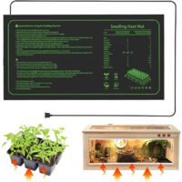 2er Pack wasserdichte Heizmatten 25x53,5 cm – Für die Samenkeimung