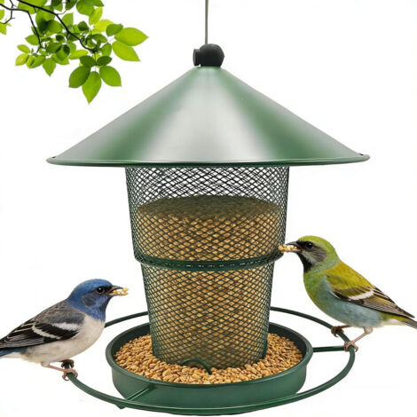 Teleskopisches Metall-Kolibri-Futterhaus – Hängend, wetterfest – Für Balkon, Garten und dekorativen Außenhof (1/5)