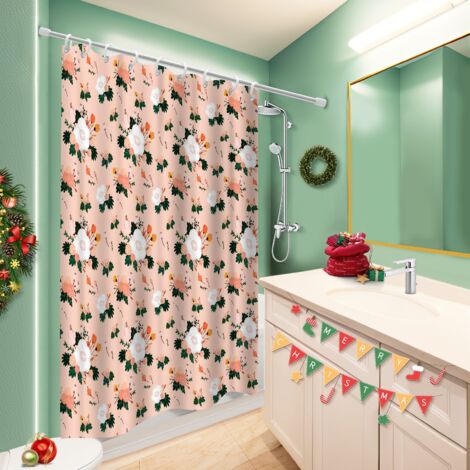 Rideau polyester pour douche 180x180 original bâche polyester douche pour une touche de gaieté et de couleur (1/5)