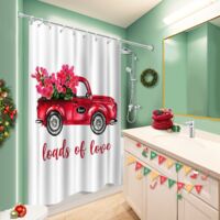 Rideau de bain imprimé polyester 180x180 cocooning cache baignoire pour une déco unique