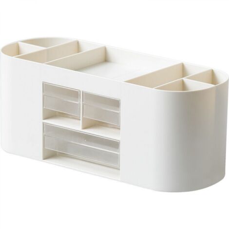 Porte-crayons blanc pour bureau, 2610,59,5 cm, 1 pièce, boîte de rangement de bureau élégante et pratique.
