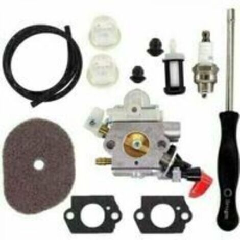 Carburateur avec Filtre à air pour Stihl FS40 FS50 FS56 FS70 FS70C FC70 FC56 FS56C HT56 HT56C KN56 KM56 KM56C Tondeuse Pièces 4144 120 0608 41441200608 C1M-s267A (1/5)