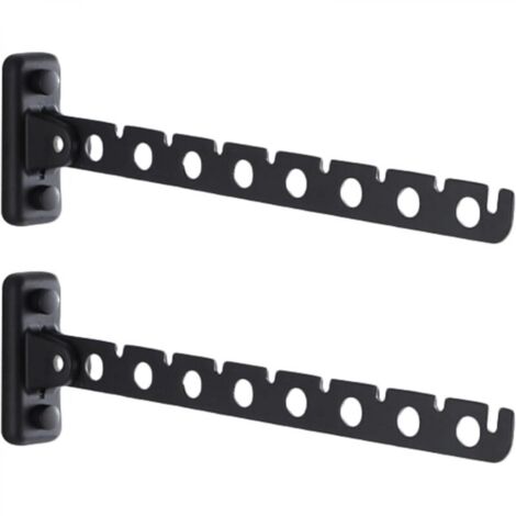 Barre de suspension multifonctionnelle pour vêtements, support pliable pour vêtements, présentoir pour vêtements de boutique, organisateur de placard (1/5)