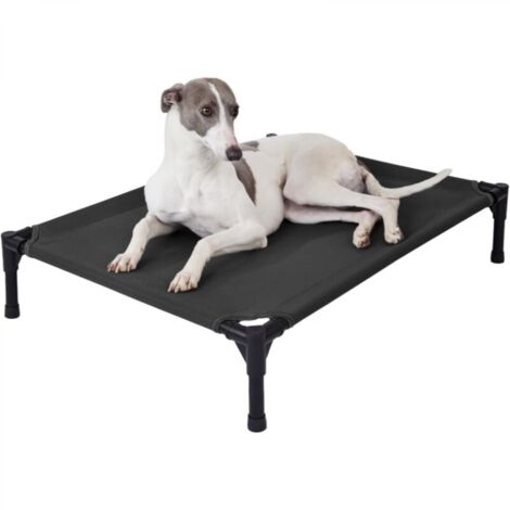Lit mezzanine d'extérieur pour chien - Lit pour chien de taille moyenne, lit mezzanine imperméable, lit pour animal de compagnie frais avec maille et pieds lavables et durables (1/3)