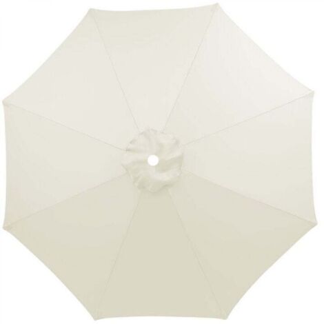 3m Housse de Rechange pour Parasol 8 Baleines imperméable, Anti-UV, Tissu de Rechange, Lavable,Respirable, Crème (1/5)