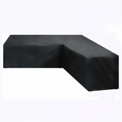 (27027090cm) Housse De Meuble d'angle Jardin Imperméable, Housse De Canape Jardin en Forme De L , Couverture en 210D Oxford Tissu (1/5)