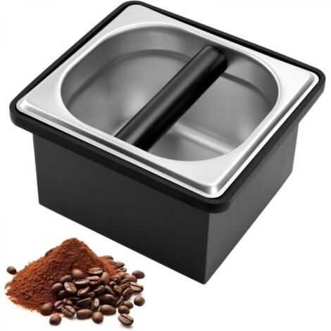 Boîtes à café en acier inoxydable, boîtes à café de grande capacité, conteneurs pour machines à expresso, outils pour poudre de café (1/5)