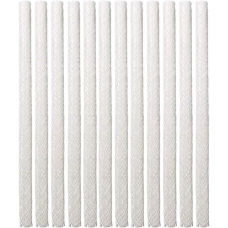 12PCS noyau d'huile, fibre de verre Tiki Wick torche de remplacement en fibre de verre Tiki pour extérieur Tiki patio éclairage lampe de jardin (1/5)
