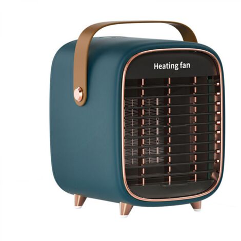 Radiateur soufflant, mini radiateur soufflant de table, ventilateur d'air chaud silencieux, petit radiateur soufflant domestique, radiateur soufflant électrique pour chambre, 90-240 V/50-60 Hz (1/4)