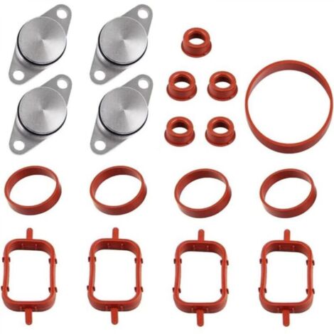 4 x 22mm Kit de suppression clapets d'admission joint collecteur admission 11612245439 pour E87 E46 E90 E91 E92 E93 E39 E60 E83 E53 (1/4)