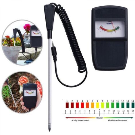 Capteur De Testeur De Ph Du Sol De Type Pointeur Avec Sonde Détachable, Kit D'Outils De Test D'Acidité De Surveillance De La Qualité De Jardinage Pour Jardinier Intérieur Extérieur Jardin Ferme Pelous (1/5)