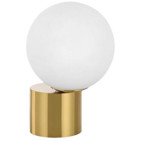 Nouvelle lampe de table en boule de verre, lampe de salon, lampe de chevet, lampe d'étude, lampe de protection des yeux à LED (sans source de lumière)