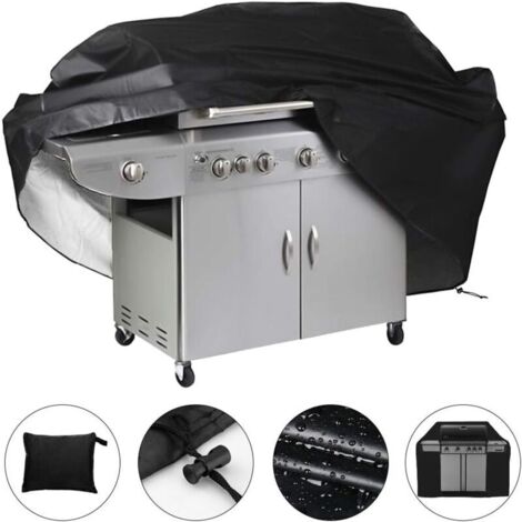 Accessoire pour grillage Bache de protection étanche pour barbecue 145 x 61 x 117cm (Noir) LangRay (1/5)