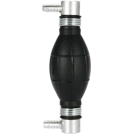 Pompe à carburant manuelle en caoutchouc – Poire d'amorçage pour voitures, motos et bateaux 10 mm (noire) (1/5)