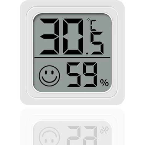 1pc Hygromètre Maison Chambre Bébé Sec et Humide Refroidissement et Chauffage Thermomètre Voiture Température et Humidité Simple Mini Hygromètre Électronique (1/5)