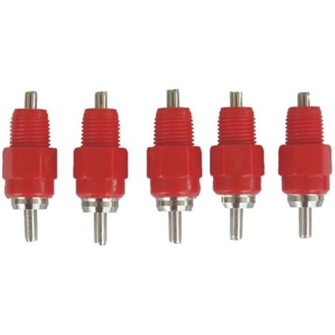 5 Pcs Eau Tetine Poulet Alimentateur Fournitures de Volaille Poule Vis dans le style-RAPANDA (1/5)