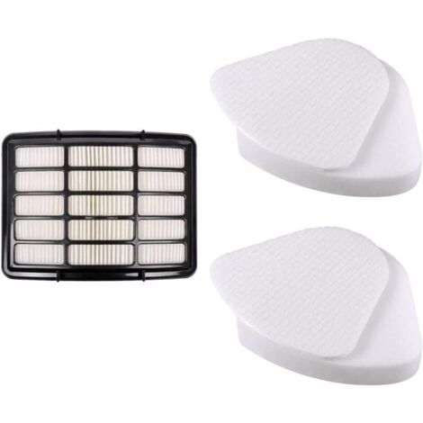 Ensemble de filtres d'aspirateur pour Shark Navigator Lift-Away NV360 NV350, NV351, NV352, NV355, NV356E, NV357, NV370, NV391, UV440, UV490, UV540 Xff350 et XHF350, 2 filtres en mousse + 1 filtre HEPA (1/5)