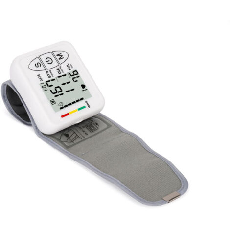 Tensiomètre au poignet parlant, détecteur de fréquence cardiaque, transfert de données à écran LCD numérique, mesure de la pression artérielle, fréquence cardiaque, détection du pouls, rapide et très
