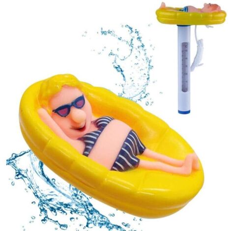 Thermomètre flottant à suspendre, mignon, pour piscine (1/5)