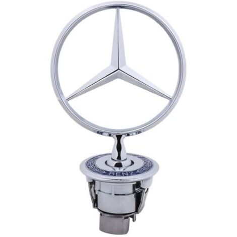 Convient pour Mercedes-Benz tête de blé carrée marque couverture d'avion carréeW124 W202 W203 W208 W210/44mm (1/5)