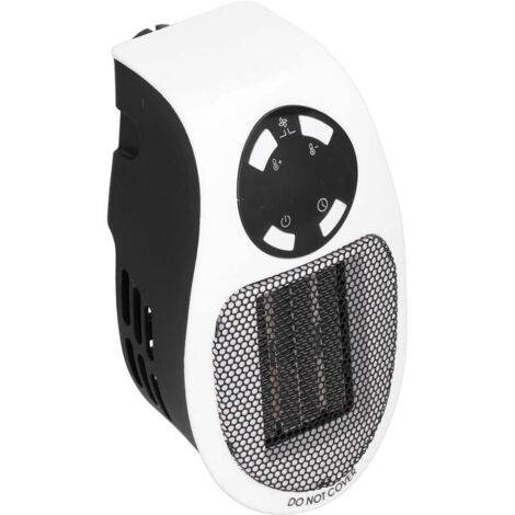 Mini radiateur noir et blanc 500 W avec protection contre la surchauffe, température constante automatique, pas de consommation d'oxygène, chauffage rapide, pour la maison, etc. (220 V) (1/5)