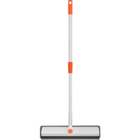 Brosse de nettoyage pour vitres, outil de nettoyage de vitres 2 en 1 avec colonne rétractable, équipement de lavage de vitres ou portes et fenêtres en verre (1/3)