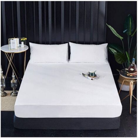 Protège-matelas, housse de matelas imperméable, surmatelas respirant, résistant aux déchirures, lavable, drap-housse ultra doux, (1/5)