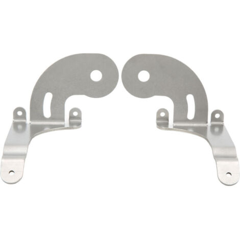 Jeffergarden Support de montage de projecteur 2 pièces gauche et droite en acier inoxydable chromé, pièces de rechange pour Mini R50 R52 R53 (1/5)