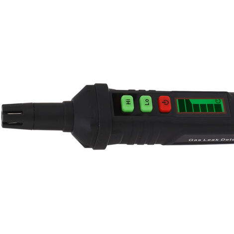 Jeffergarden Détecteur de fuites de gaz type stylo, alarme sonore et lumineuse, portable et sensible, pour gaz combustibles, usage domestique, industriel et canalisations (1/5)