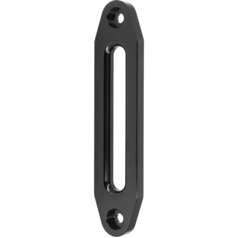Jeffergarden Treuil Hawse Fairlead 10 pouces/25,4 cm 8 000 à 15 000 lb chargement en aluminium anti-reliure universel noir (1/5)