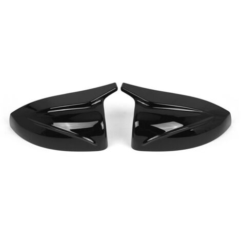 Jeffergarden Lot de 2 coques de rétroviseur, pièces de rechange pour boîtier de rétroviseur pour Audi RS3 modèles 2014-2020 8V0857528E 8V0857527E,Noir brillant (1/5)