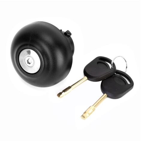 Jeffergarden Bouchon de réservoir de carburant diesel avec serrure à clé 9C119K163AA/1715043 compatible avec Ford Transit MK7 2006-2018 (1/5)