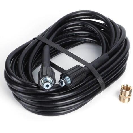 Jeffergarden Tuyau d'extension femelle M22 de 10 m/32,8 pi avec connecteur mâle pour nettoyage haute pression (1/5)