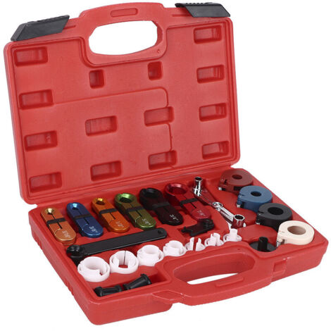 Jeffergarden Kit d'outils de déconnexion de conduite de carburant de tuyau d'huile de tuyau de climatisation de voiture de 22 pièces entretien du véhicule (1/5)