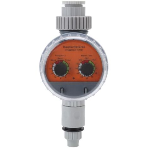 Jeffergarden Minuterie d'Irrigation Double Cadran – Vanne à Bille, Étanche IP67, Automatique sans Pression pour Balcons (1/5)