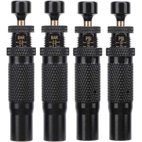Kit de 4 valves de dégonflage de pneus réglables avec arrêt automatique, pression de 10 à 30 PSI, à visser, pour véhicules tout-terrain 4x4 (1/5)