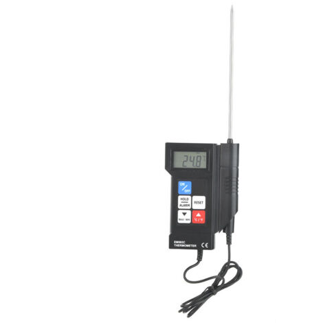 Jeffergarden Thermomètre électronique numérique professionnel EM502C pour aliments avec sonde (1/5)