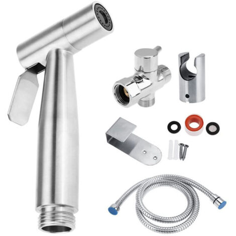 Jeffergarden Douchette WC Life Easy 7/8, en acier inoxydable pour salle de bain (1/5)