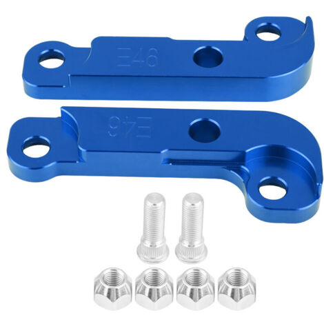 Jeffergarden Kit adaptateur de drift Power Tuning en aluminium augmentant l'angle de braquage de 25 % pour BMW E46 M3 bleu (1/5)